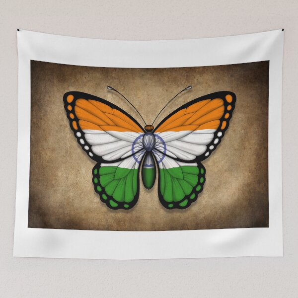 Artikelvorschau, Indische Flagge Schmetterling entworfen und verkauft von JeffBartels.