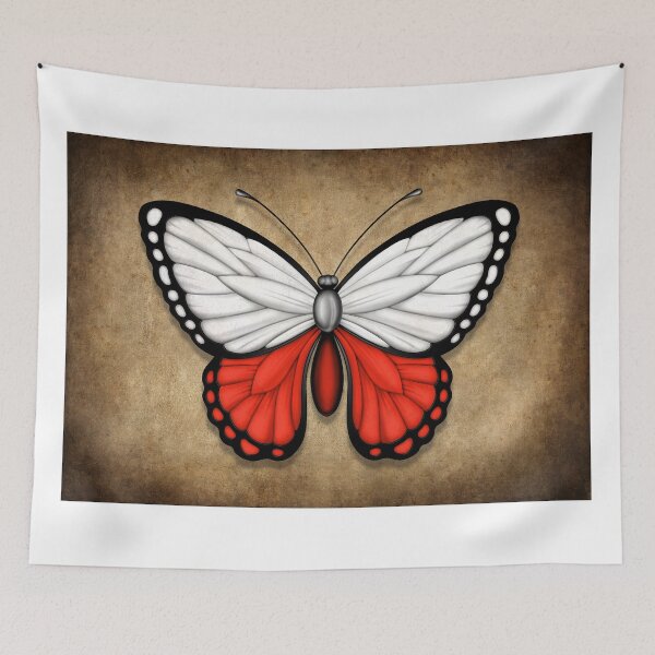 Artikelvorschau, Polnischer Flaggenschmetterling entworfen und verkauft von JeffBartels.