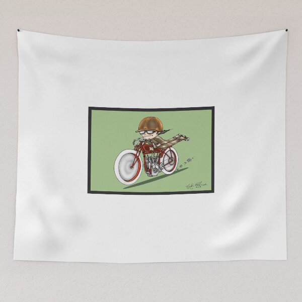 Item preview, MOTORCYCLE EXCELSIOR STYLE (green) designed and sold by squigglemonkey.
