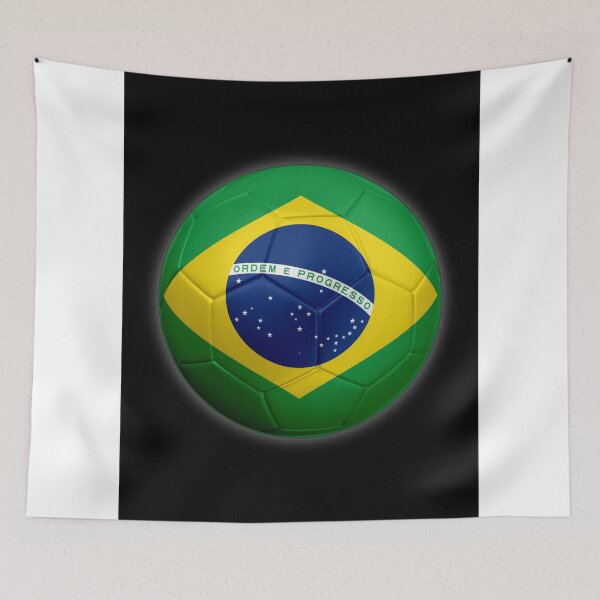 Item preview, Brazil - Brazilian Flag - Football or Soccer 2 designed and sold by Graphix.