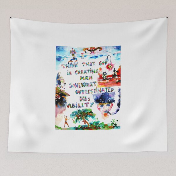 Item preview, I THINK THAT GOD IN CREATING MAN SOMEWHAT OVERESTIMATED HIS ABILITY designed and sold by lautir.
