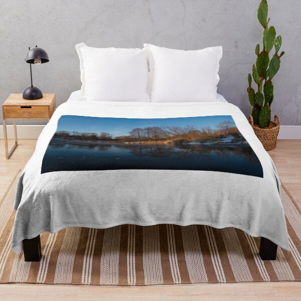 Item preview, Blue Serenity - Early Morning at a Little Pond off Lake Ontario in Toronto designed and sold by Georgia Mizuleva.
