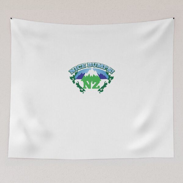 Item preview, NEW ZEALAND map with NZ NICE BUMPS designed and sold by jazzydevil.