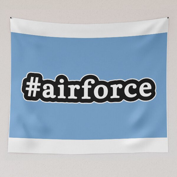Item preview, Air Force - Hashtag - Black & White designed and sold by Graphix.