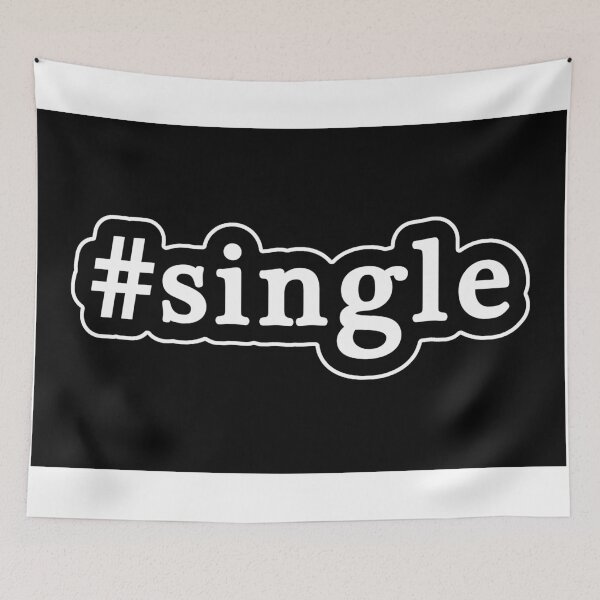 Item preview, Single - Hashtag - Black & White designed and sold by Graphix.
