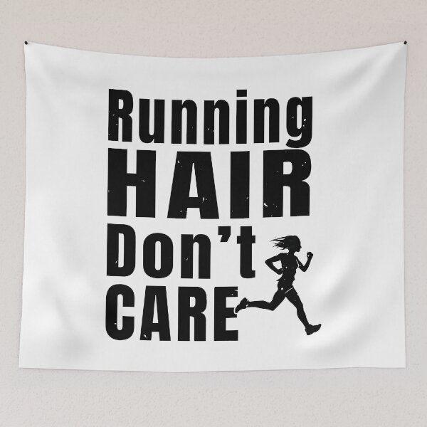 Item preview, Womens Running Hair Don't Care Women Running Gift designed and sold by oberdoofus.