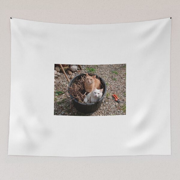 Item preview, Two Cats in Garden Tub designed and sold by jojobob.