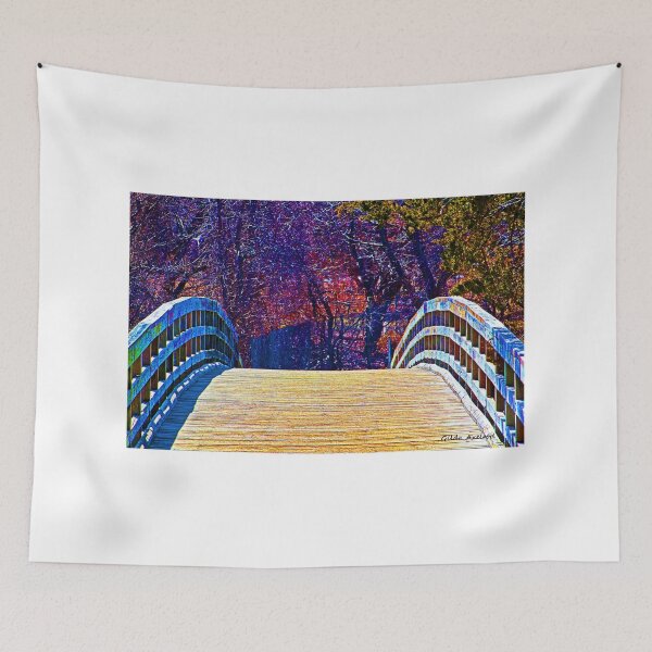 Item preview, First Day of Spring on a Bridge designed and sold by Gilda Axelrod.