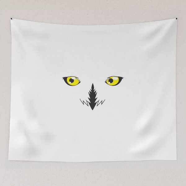 Item preview, Snowy Owl face with huge eyes designed and sold by jazzydevil.