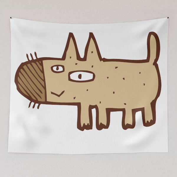 Item preview, Little funny cartoon dog designed and sold by Cute Art Design.