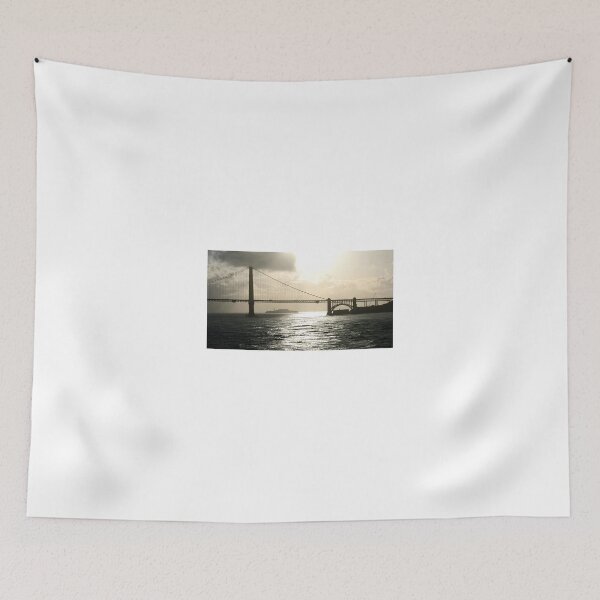Item preview, GOLDEN GATE BRIDGE WITH ALCATRAZ IN BACKGROUND designed and sold by JAYMILO.