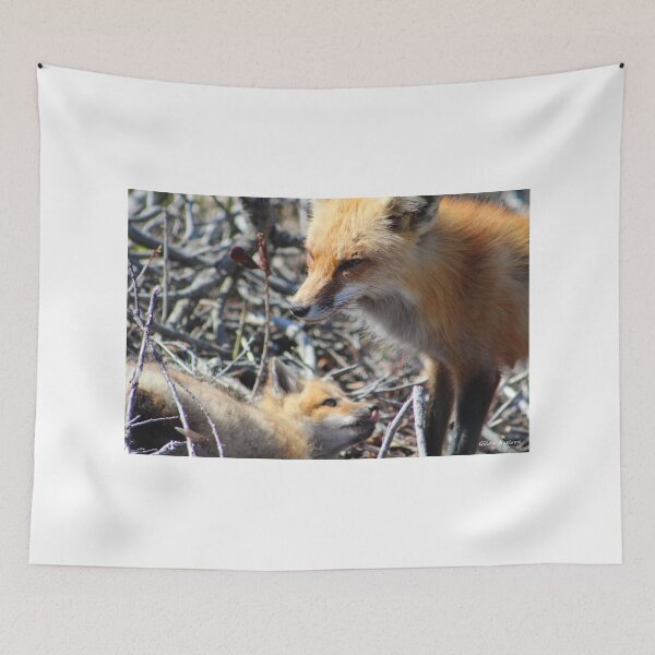 Item preview, Fox and Pup designed and sold by Gilda Axelrod.