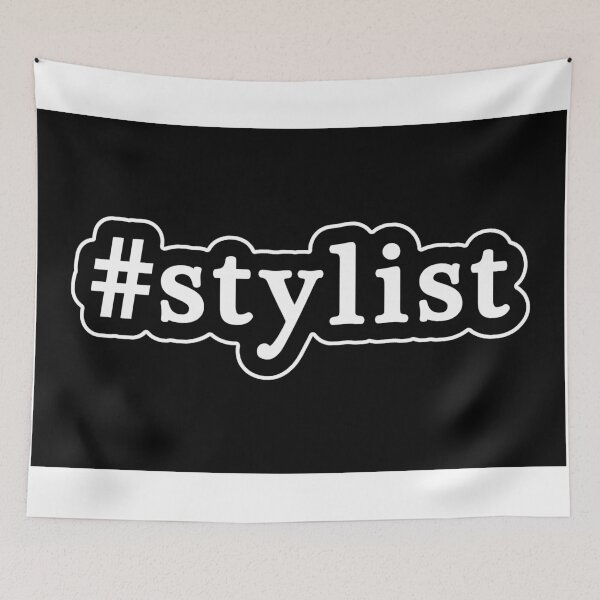 Item preview, Stylist - Hashtag - Black & White designed and sold by Graphix.