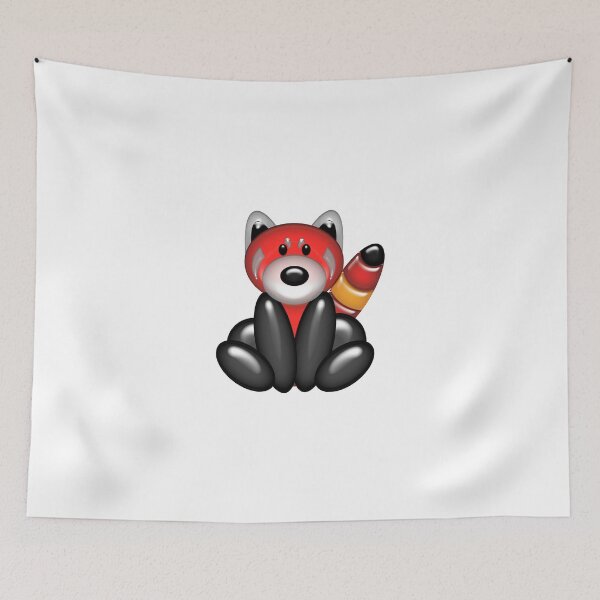 Item preview, Red Panda Balloon Animal designed and sold by jkartlife.
