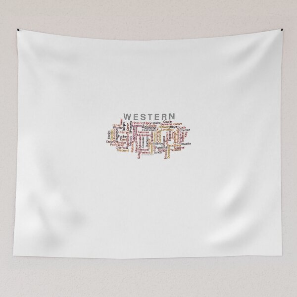 Item preview, Western Names Word Art designed and sold by dwgraphx.