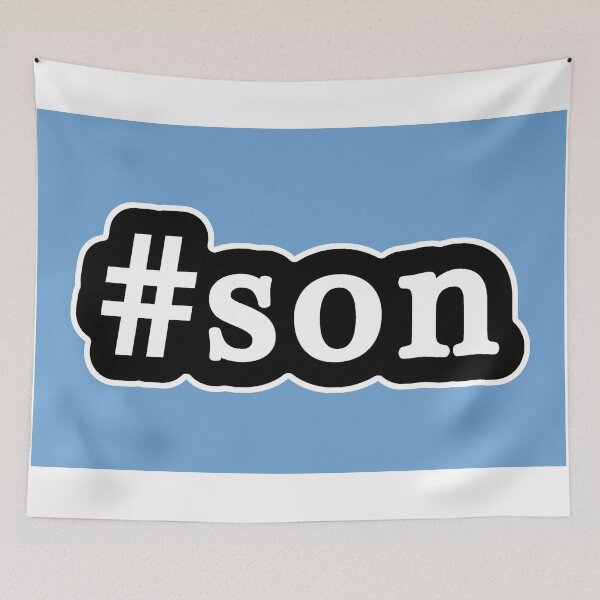 Item preview, Son - Hashtag - Black & White designed and sold by Graphix.