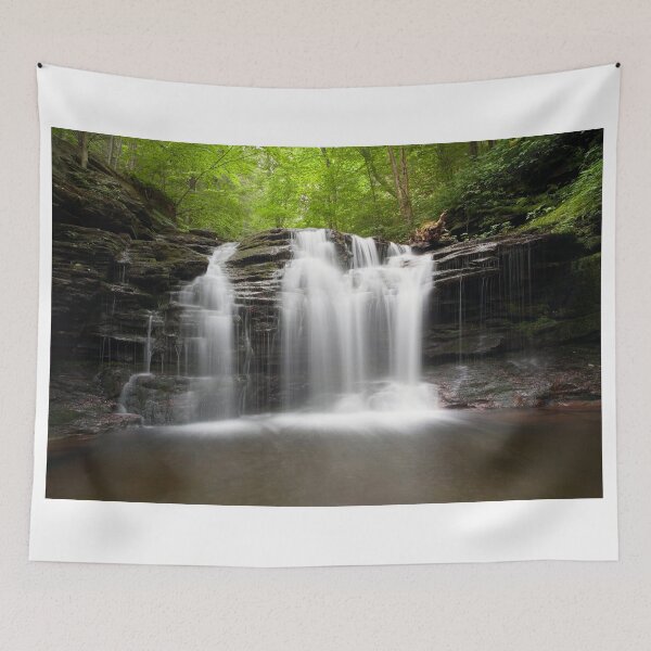 Item preview, Blissful Summer Evening Below Wyandot Falls designed and sold by Gene Walls.