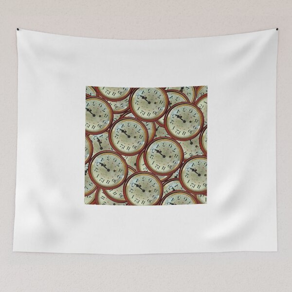 Item preview, Vintage clocks pattern designed and sold by DFLC Prints.
