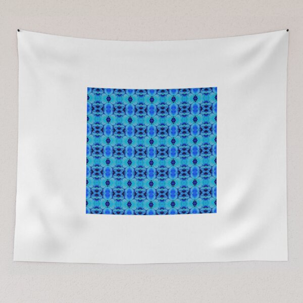 Item preview, Four Fold Iris - blue variation flashy pattern designed and sold by davidscohen.