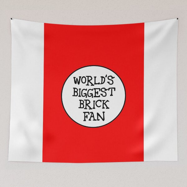 Item preview, WORLD'S BIGGEST BRICK FAN designed and sold by ChilleeW.