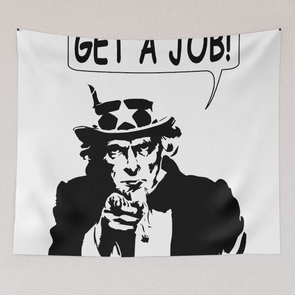 Item preview, Uncle Sam Get A Job designed and sold by Almdrs.