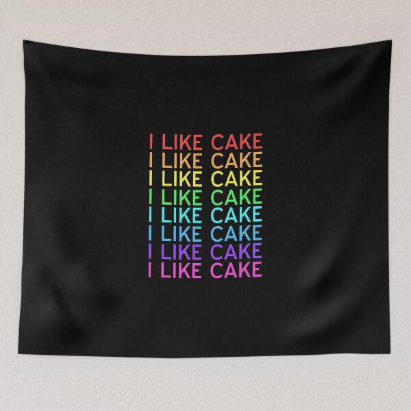 Item preview, I like cake -rainbow ver designed and sold by 8Bit-Paws.