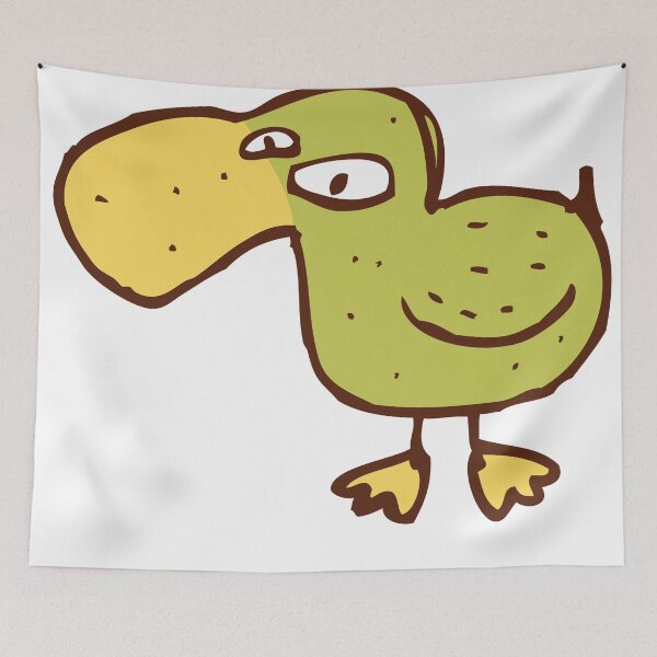 Item preview, Funny little cartoon duck designed and sold by Cute Art Design.