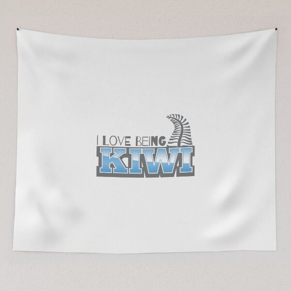 Item preview, I LOVE BEING KIWI with silver fern designed and sold by jazzydevil.