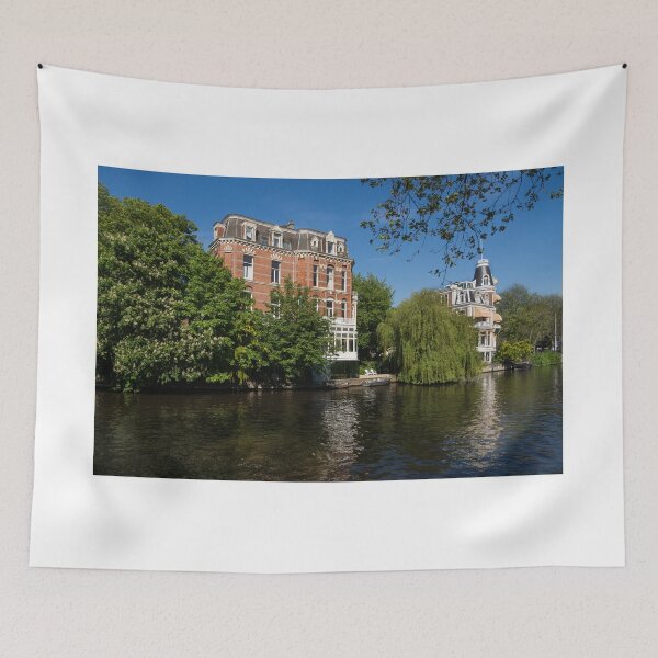 Item preview, Amsterdam Canal Mansions - Floating By on a Boat designed and sold by Georgia Mizuleva.