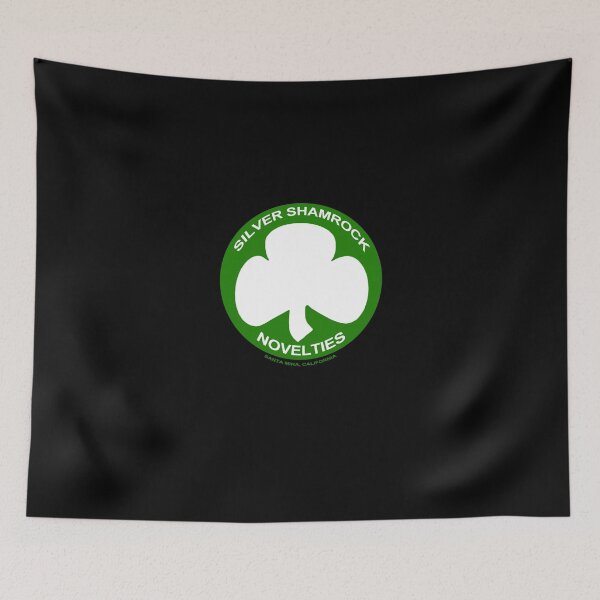 Item preview, Silver Shamrock Novelties (SSN) Shirt - Traditional White Shamrock Design designed and sold by shirtcaddy.