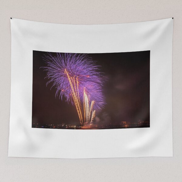 Item preview, Purple Palm Trees – Boston Fireworks designed and sold by Owed To Nature.