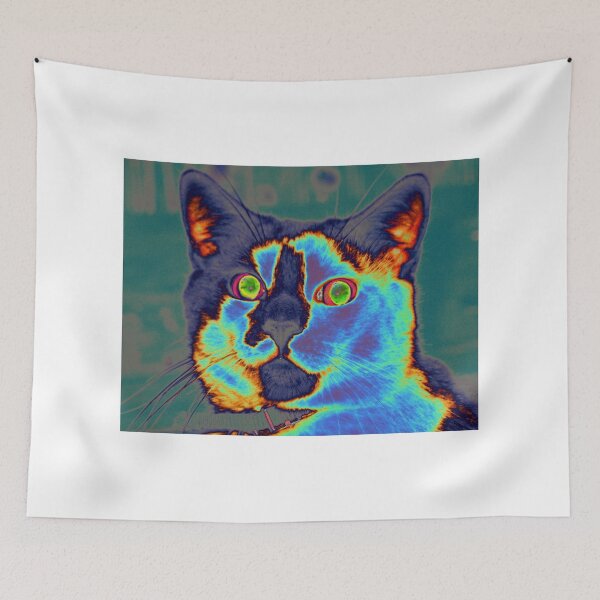Item preview, Blue Kitty designed and sold by Bad Habits Lounge Studio.
