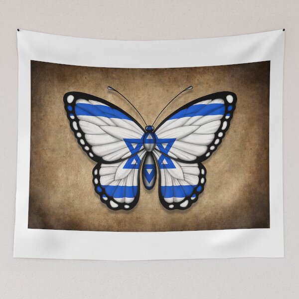 Item preview, Israeli Flag Butterfly designed and sold by JeffBartels.