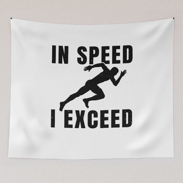 Item preview, Mens Sprinter In Speed I Exceed Athlete Gift designed and sold by oberdoofus.