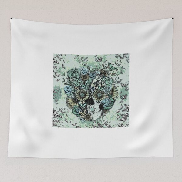 Item preview, Constant, sunflower skull designed and sold by KristyPatterson.