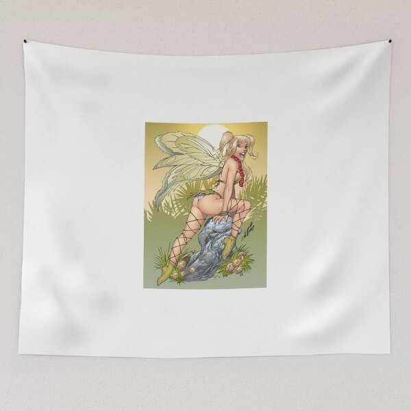Item preview, Beautiful Elf Fairy Perching On A Rock designed and sold by Al Rio.