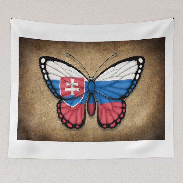 Artikelvorschau, Schmetterling der slowakischen Flagge entworfen und verkauft von JeffBartels.