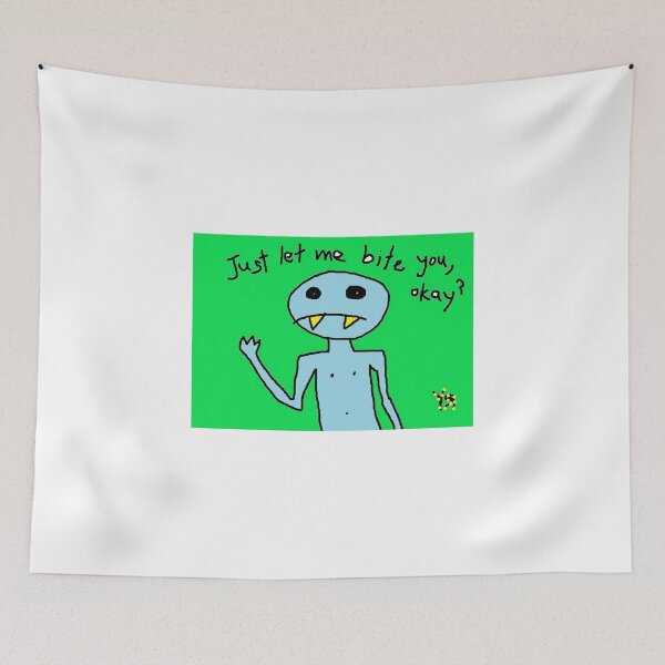 Item preview, "Naked Blue Vampire" by Richard F. Yates designed and sold by richardfyates.