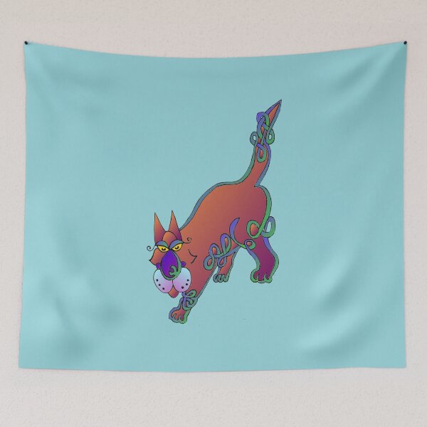 Item preview, Celtic cat designed and sold by cuprum.