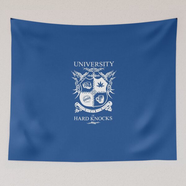 Item preview, University of Hard Knocks (white) designed and sold by ReverendBJ.