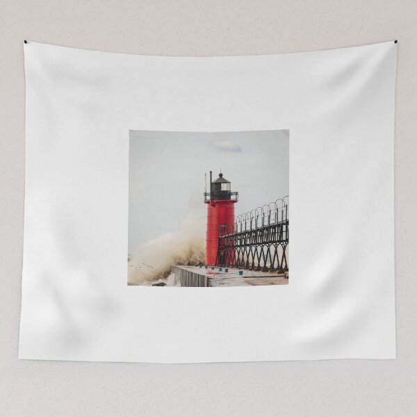Item preview, South Haven Lighthouse Withstanding the Waves designed and sold by Robert Kelch, M.D..