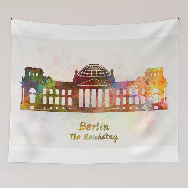 Artikelvorschau, Berliner Wahrzeichen Der Reichstag in Aquarell entworfen und verkauft von paulrommer.