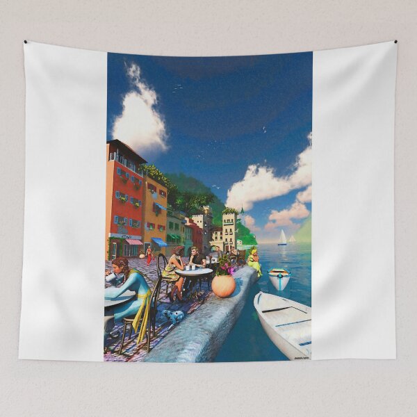 Item preview, Cafe by the Sea designed and sold by kenmo.