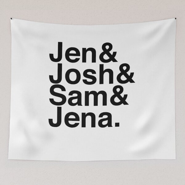 Item preview, Jennifer & Josh & Sam & Jena. designed and sold by Kitmagic.