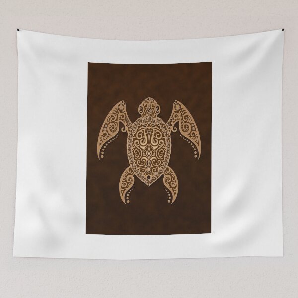 Item preview, Intricate Brown Sea Turtle designed and sold by JeffBartels.