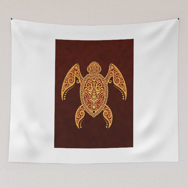 Item preview, Intricate Golden Red Sea Turtle designed and sold by JeffBartels.