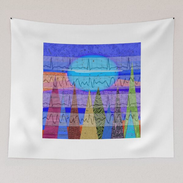 Item preview, Medical Art Cardiac Rhythm Forest Dreams designed and sold by gailg1957.