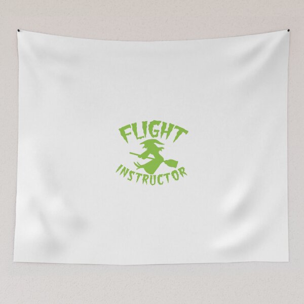 Item preview, Witch on a broomstick FLIGHT INSTRUCTOR designed and sold by jazzydevil.