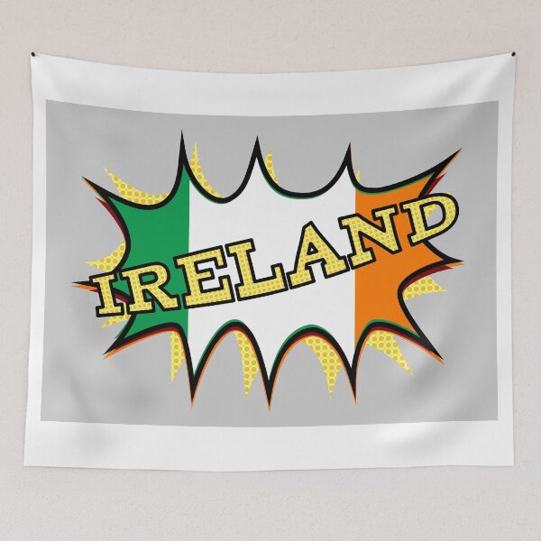 Item preview, "KA-POW" Irish Flag designed and sold by piedaydesigns.