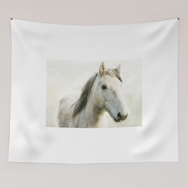 Item preview, White Horse Head Portrait designed and sold by jacqi.